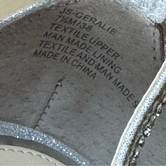 Jessica Simpson Geralie Rhinestone Strappy Dress Sandals in Silver - Picture 12 of 16